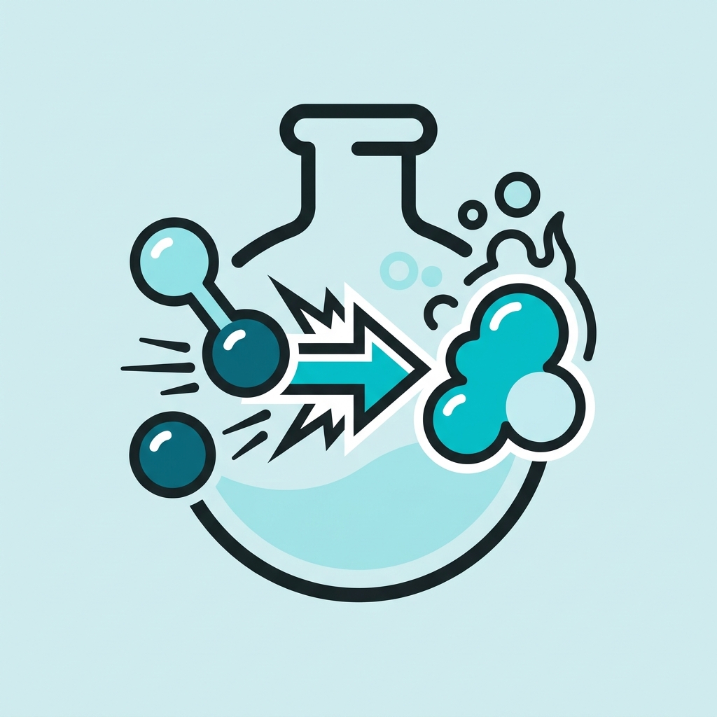 ⚗️ Kimyasal tepkimelerin oluşumunu ve türlerini keşfet; mol kavramını öğrenerek tepkime denklemlerini denkleştir ve hesaplamalar yap! 🧪