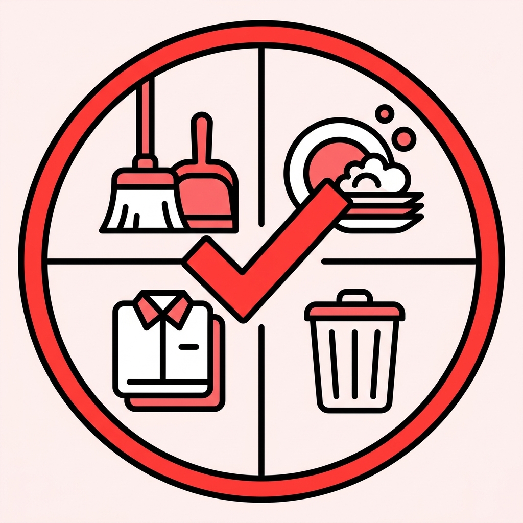 Chores ile günlük ev işlerini İngilizce ifade ederek sorumluluklarınızı daha iyi anlatabilirsiniz.
