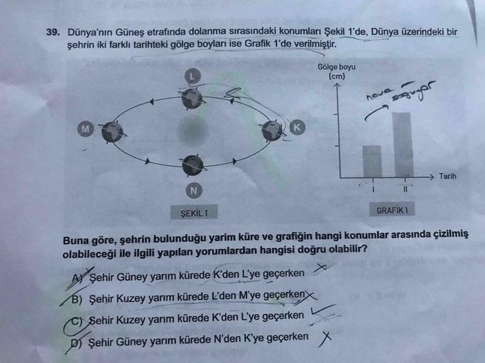 39 dunya nin gunes etrafinda dolanma s ortaokul fen bilgisi