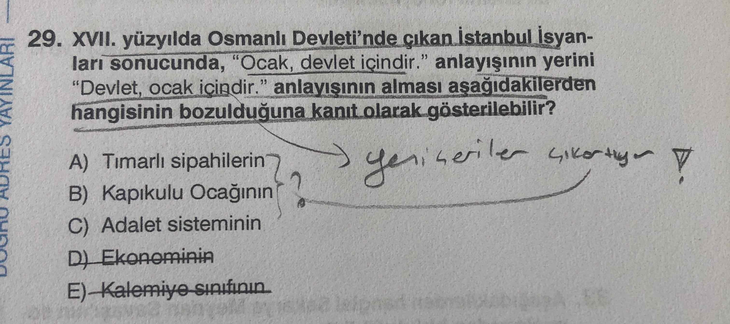likte okutulur 5 osmanli devleti nde kalemiye sinifi tarih