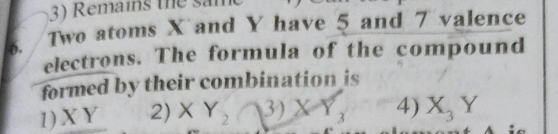 Two Atoms X And Y Have 5 And 7 Valence E Inorganic Chemistry Two Atoms X And Y Have 5 And 7 Valence E Inorganic Chemistry