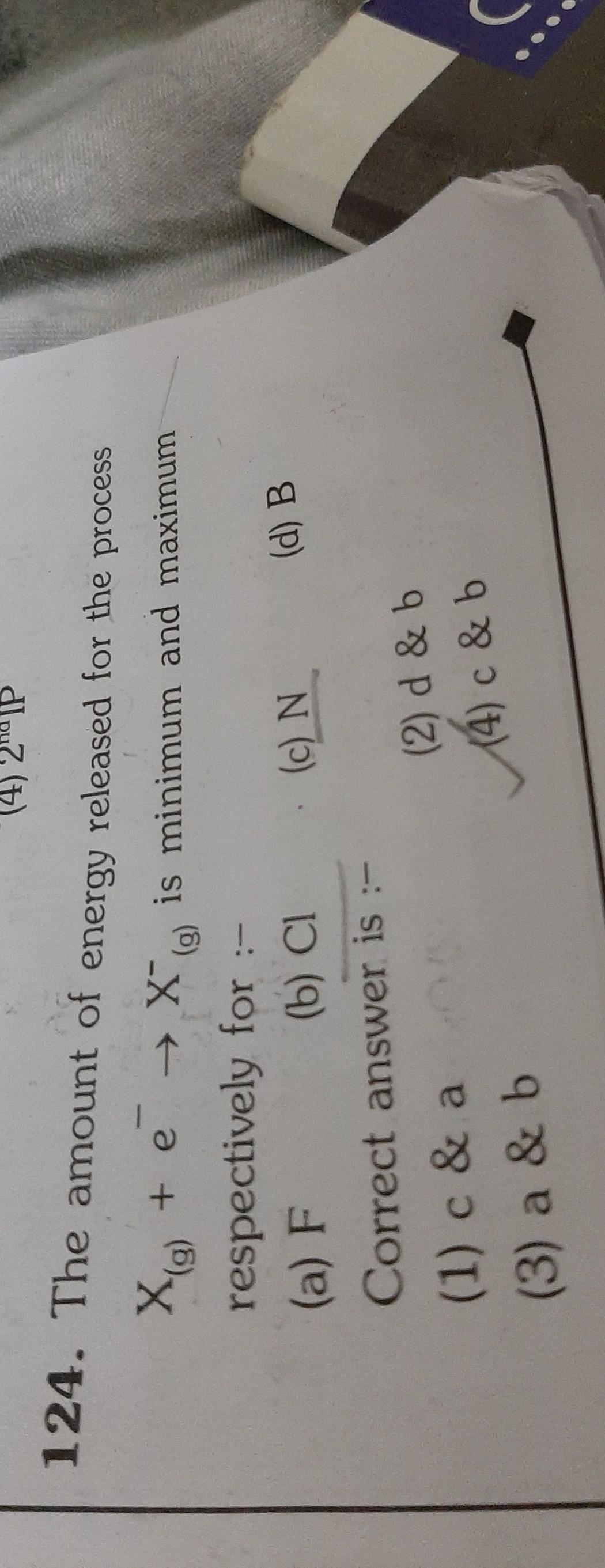 The Amount Of Energy Released For The Pr Inorganic Chemistry