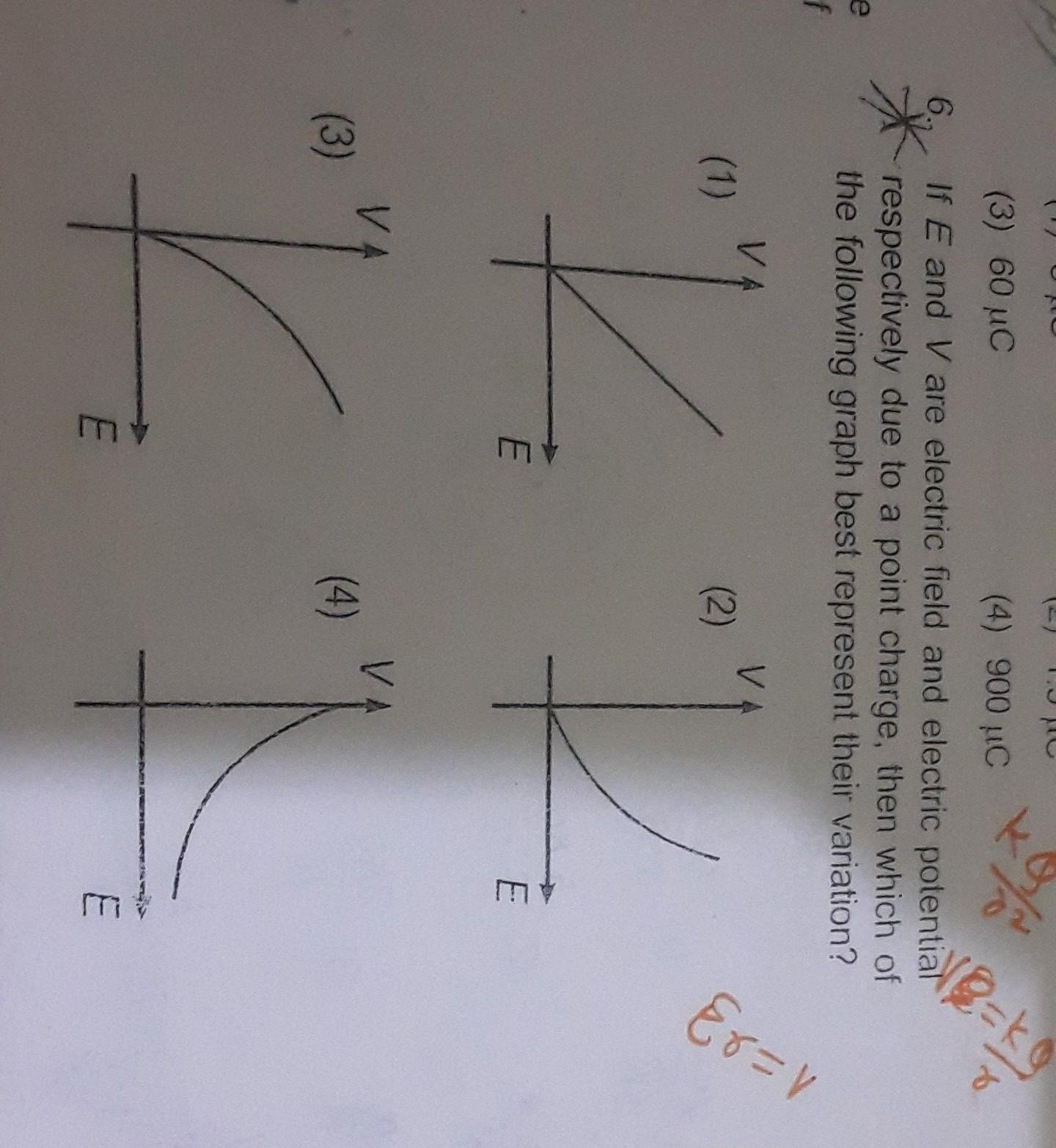 Merko 6 3 60 Uc 4 900 C If E And V Are Electric Physics