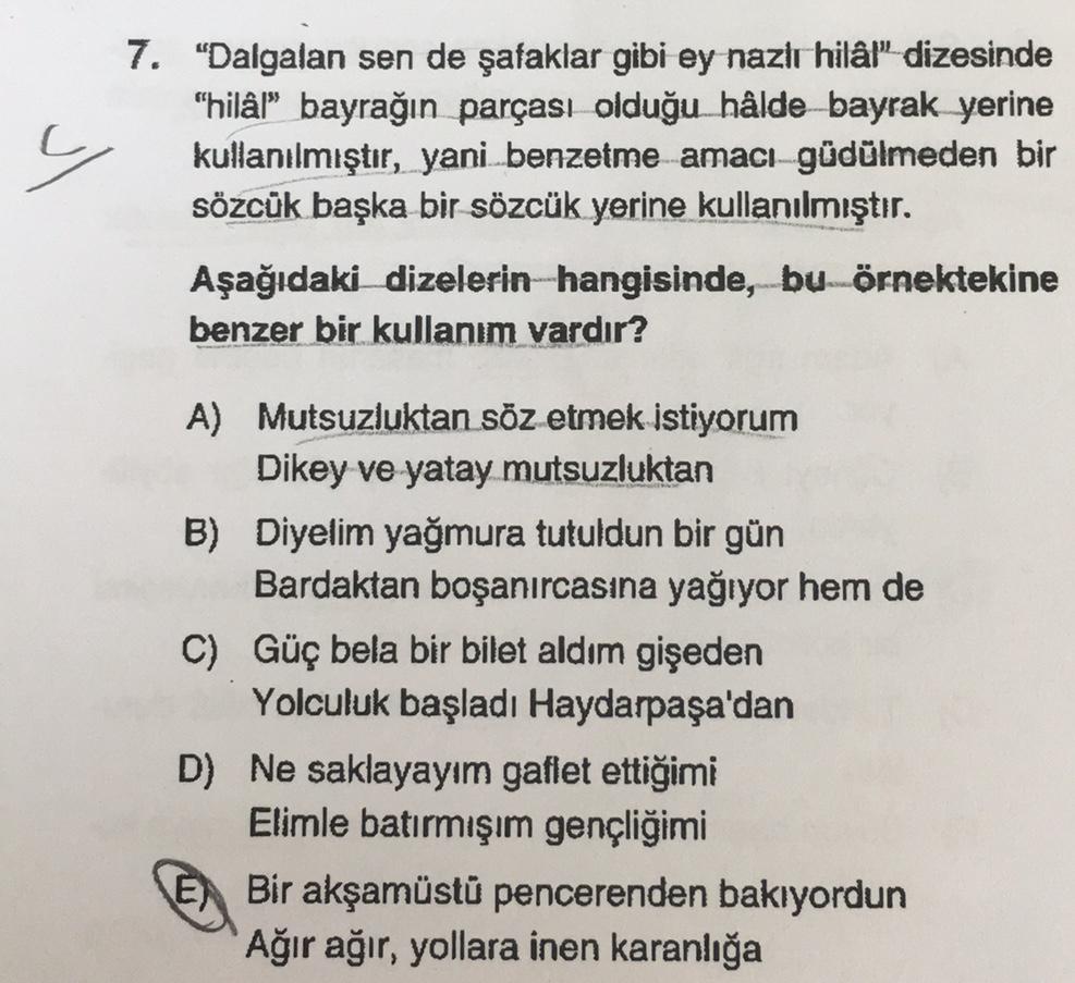 dalgalan sen de safaklar gibi ey nazli hilal d lise turkce