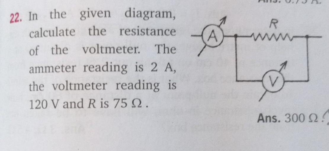 In the given diagram, calculate the resistance of th... Physics