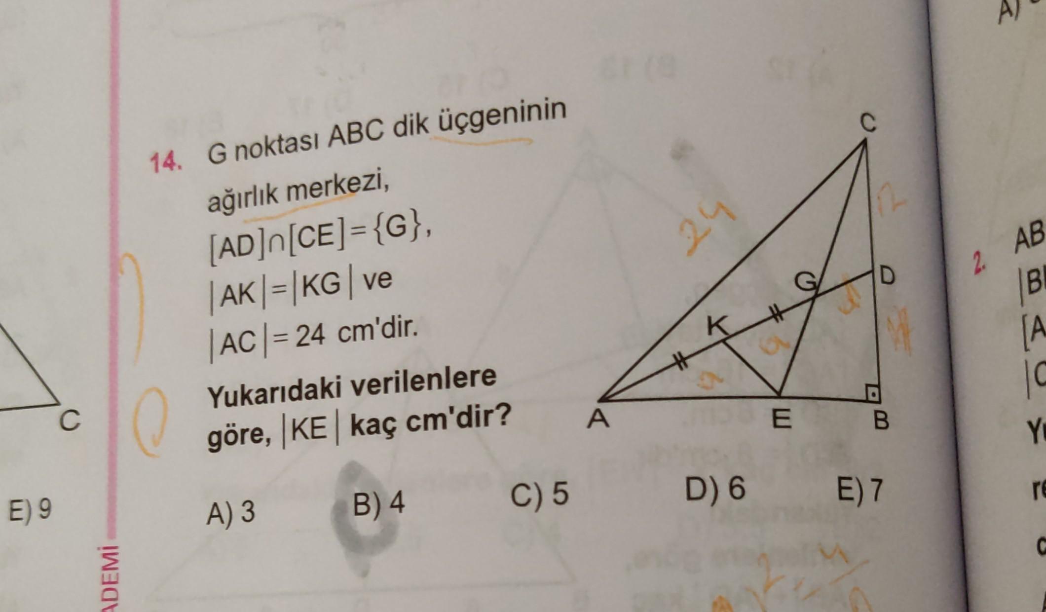 g abc ucgeninin agirlik merkezi k abc ucgeninin i geometri