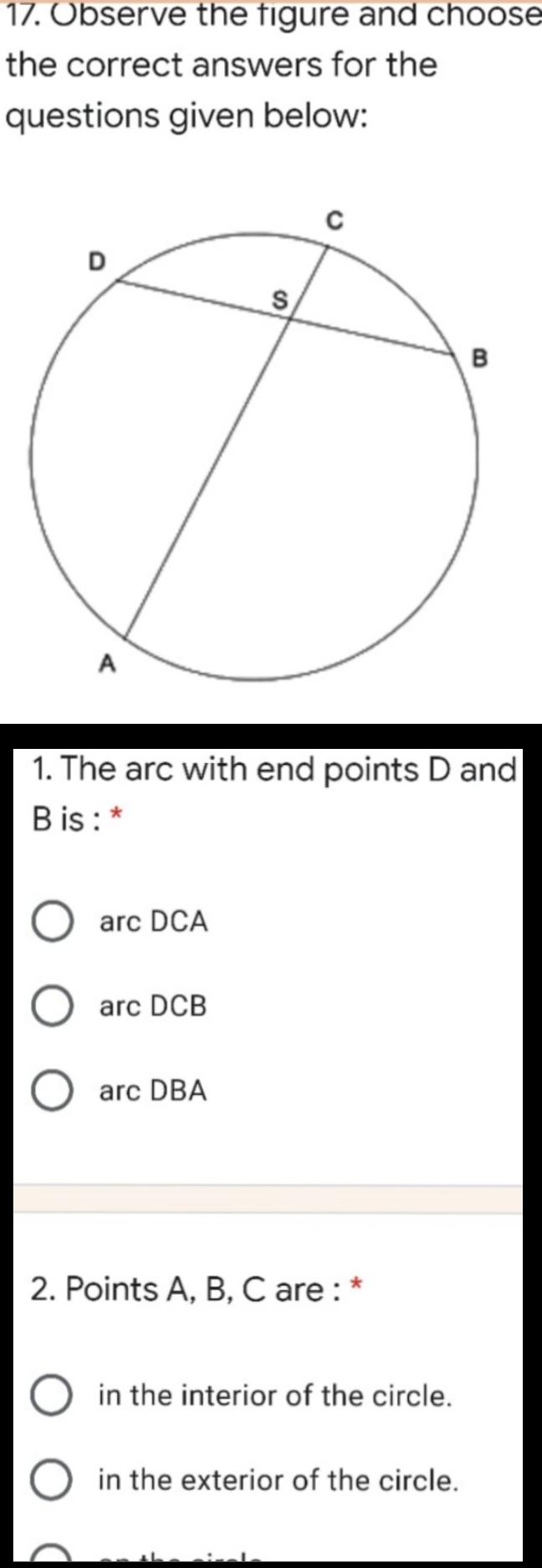 Observe The Figure And Choose The Correct Answers For T Math