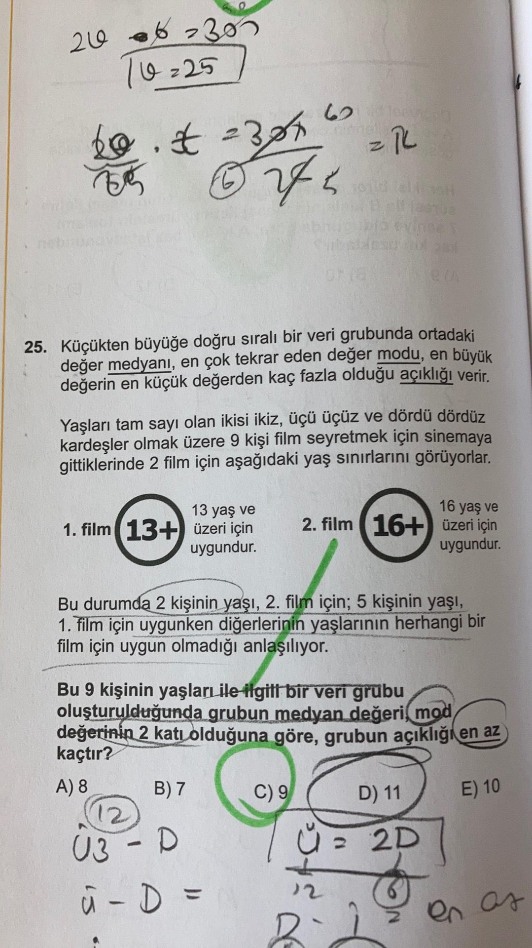 26 Ab 300 10 25 To T 36 Z R Org 25 Kucu Lise Matematik