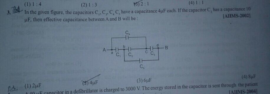 4 1 1 2 1 3 3 1 1 4 3 2 1 In The Given Figu Physics