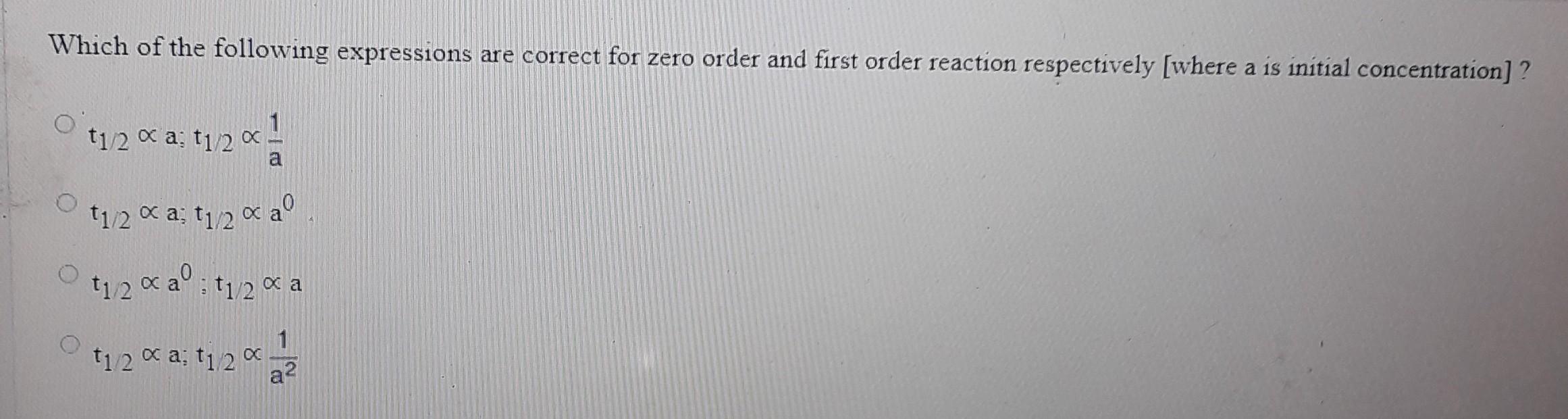 Which Of The Following Expressions Are Co Physical Chemistry