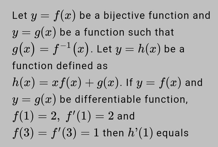 let-y-f-x-be-a-bijective-function-and-y-g-x-be-a-fu-math