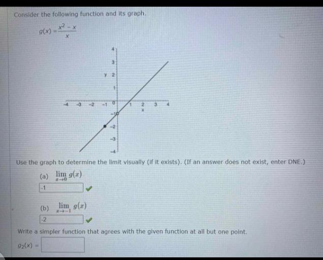 Consider The Following Function And Its Graph X2 G X Math