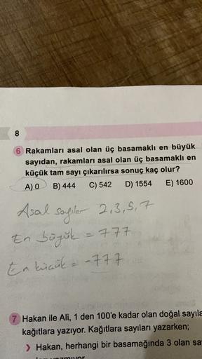 8 6 rakamlari asal olan uc basamakli en buyuk lise matematik 8 6 rakamlari asal olan uc basamakli en buyuk lise matematik