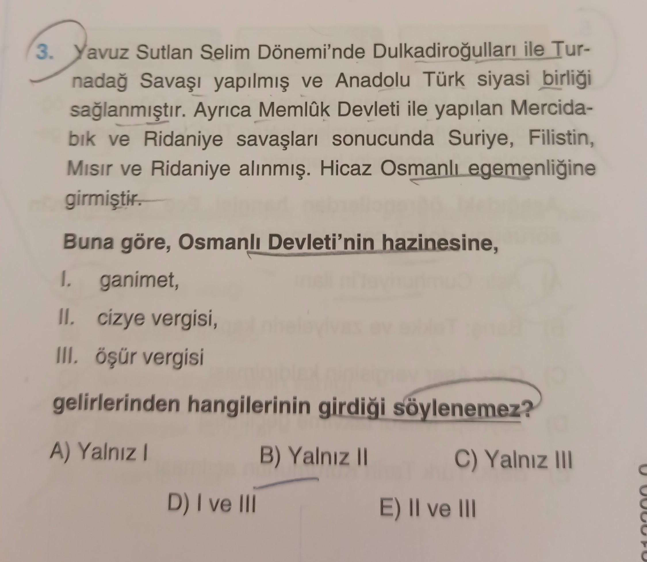 3 yavuz sutlan selim donemi nde dulkadirogullari ile tarih