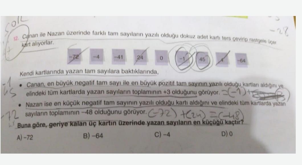 mel kavramlar iii 4 ardisik 4 tek pozitif lise matematik