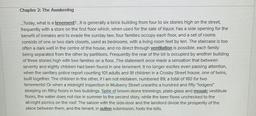 Chapter 2: The Awakening
...Today, what is a tenement?...It is generally a brick building from four to six stories high on the street,
frequently with a store on the first floor which, when used for the sale of liquor, has a side opening for the
benefit of