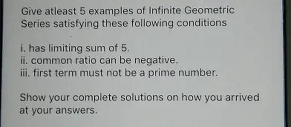 give-atleast-5-examples-of-infinite-geometric-series-sa-math