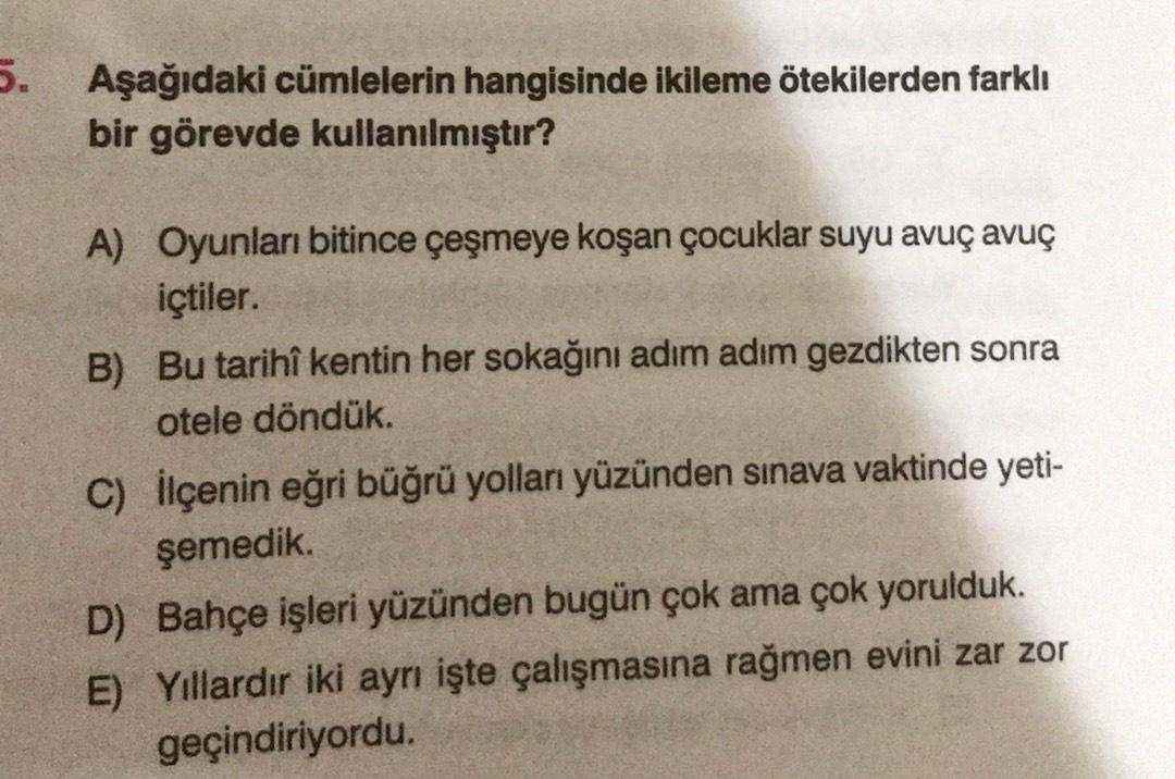 zamirler sozcuk halinde olabilecegi gibi ek hali lise turkce