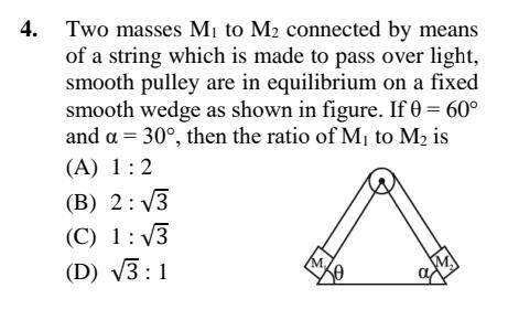 4 Two Masses Mi To M2 Connected By Means Of A Str Physics 4-two-masses-mi-to-m2-connected-by-means-of-a-str-physics