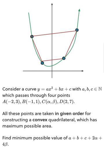 Consider A Curve Y Ax2 Bx C With A B C En Which Math Consider A Curve Y Ax2 Bx C With A B C En Which Math
