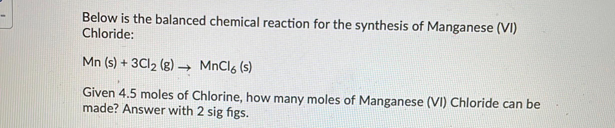 Below is the balanced chemical reaction f... Physical Chemistry