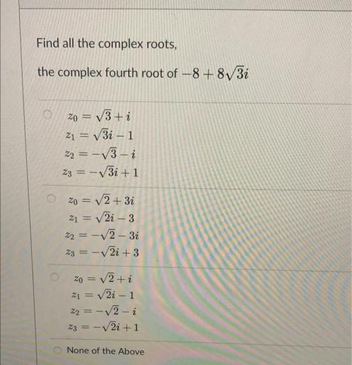 find-all-the-complex-roots-the-complex-fourth-root-of-math