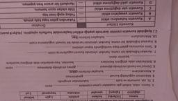 D) A48uan meletakan
temas Zit(farklı) hızlanır
değiştirir Eş(aynı) yavaşlar
protein
miknatis
1 gün
hayvansal
bitkisel
1 yıl
1. Demir, nikel, kobalt gibi maddeleri çeken cisimlere
denir.
2. Et, süt, yumurta ve balık
bakımından zengindir.
3. Miknatısın uygul
