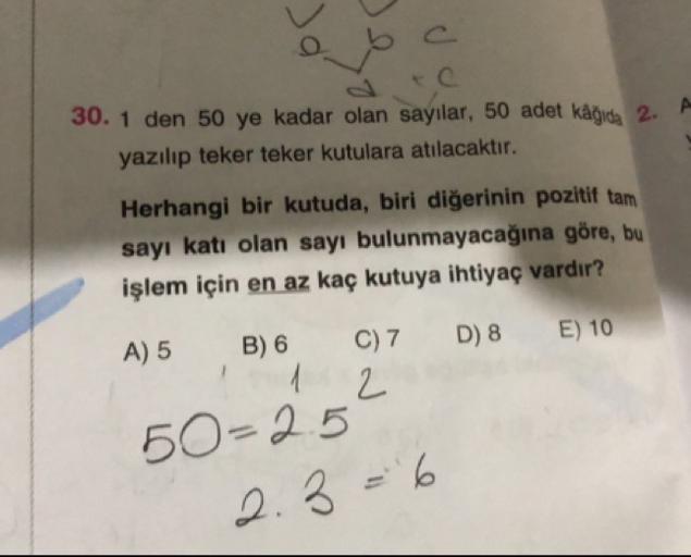 oos 30 1 den 50 ye kadar olan sayilar 50 ad lise matematik oos 30 1 den 50 ye kadar olan sayilar 50 ad lise matematik