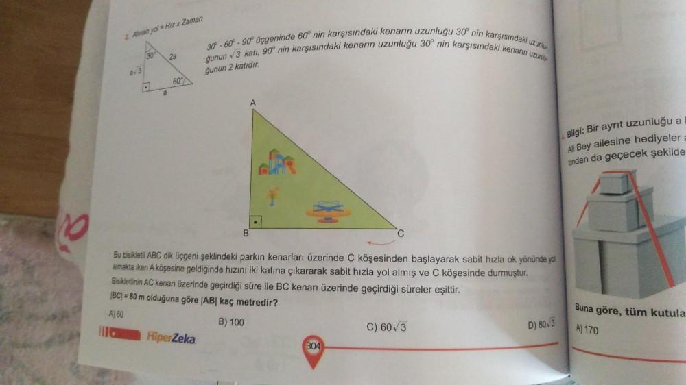 2 Alman Yol Hiz X Zaman 30 60 90 Ortaokul Matematik 2 Alman Yol Hiz X Zaman 30 60 90 Ortaokul Matematik