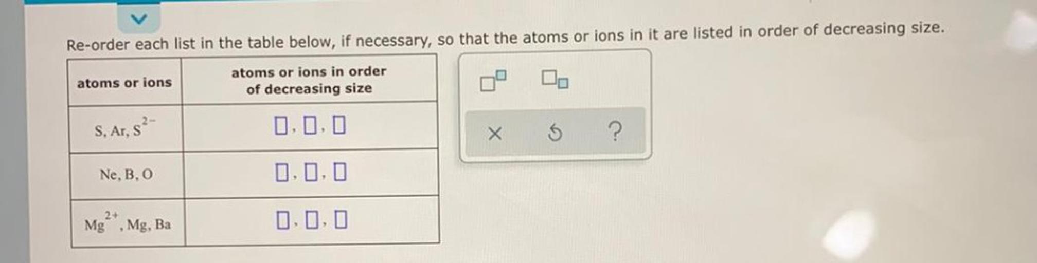 re-order-each-list-in-the-table-below-if-organic-chemistry