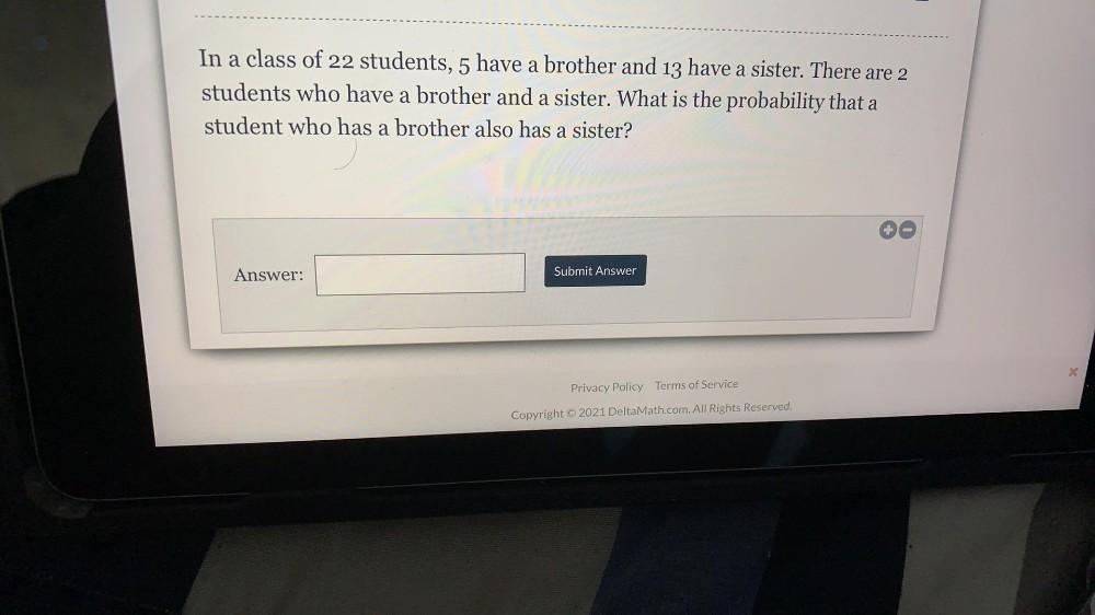 In A Class Of 22 Students 5 Have A Brother And 13 Have Math