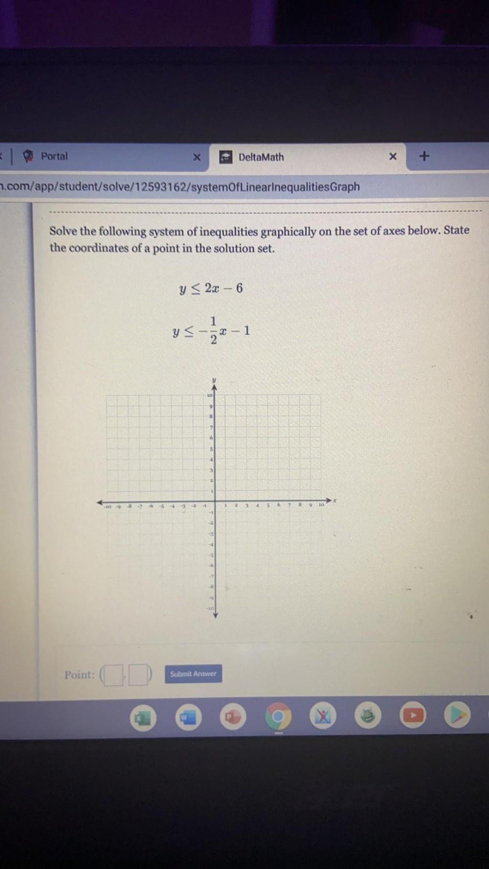 1 Portal DeltaMath X 7 app student solve 1259316 Math