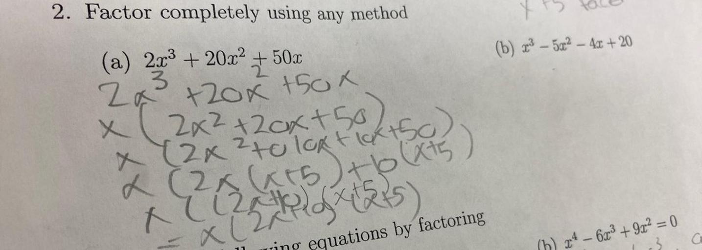 2-factor-completely-using-any-method-b-23-5x2-4x-math