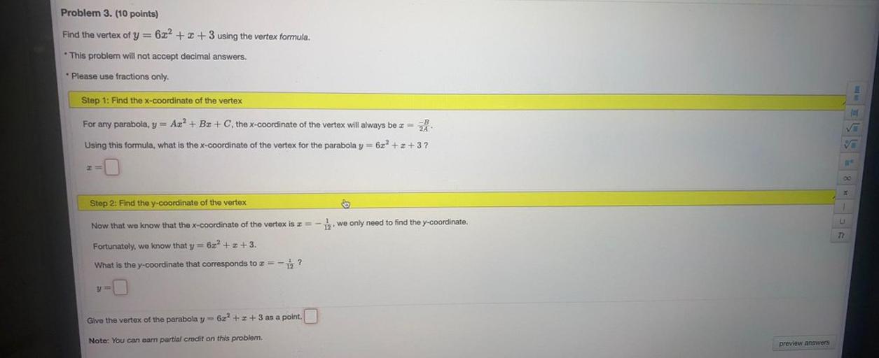 problem-3-10-points-find-the-vertex-of-y-6x2-2-math