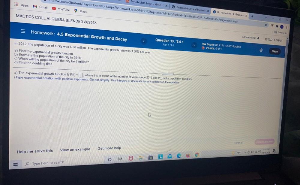 MyLab Math Login MAC110 X Pearson MyLab And Masterio Math
