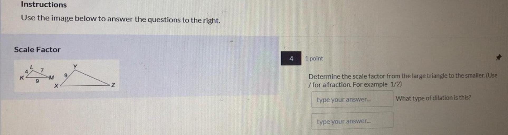 Instructions Use the image below to answer the question... Math