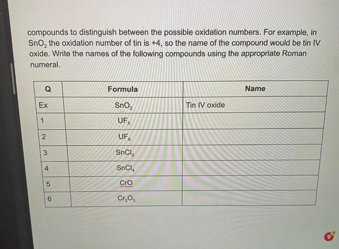 compounds to distinguish between the poss... Physical Chemistry