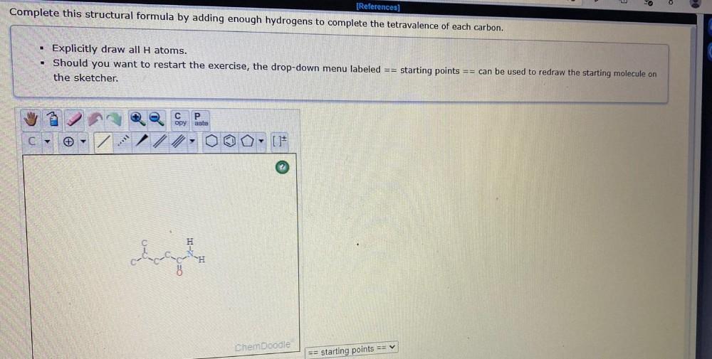  References Complete This Structural Form Organic Chemistry