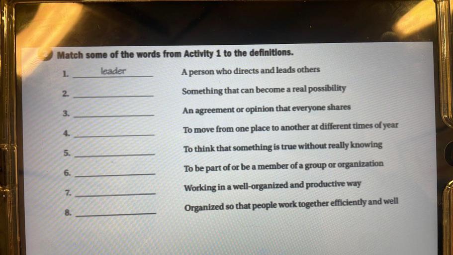 match-some-of-the-words-from-activity-1-to-the-defin-biology