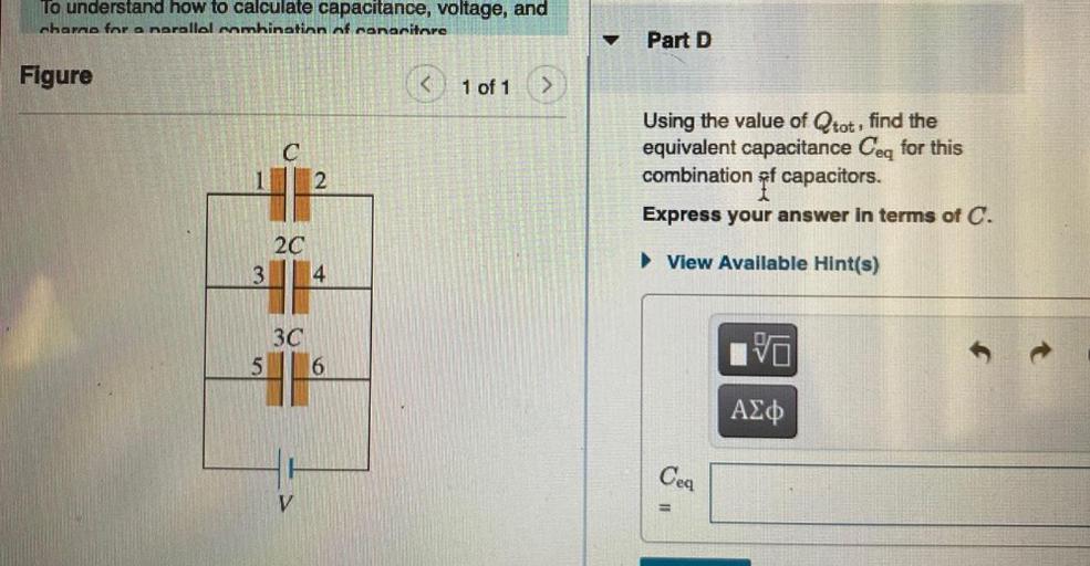 To understand how to calculate capacitance, voltage,... Physics