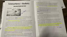 Home
ScienceNews for Students
sleep a night, for three nights in a row. To stay awake, the volunteers were asked to do things such
as walk, play video games, watch TV, sit on an exercise ball or play ping-pong. Throughout the
experiment, one of the sleep-d