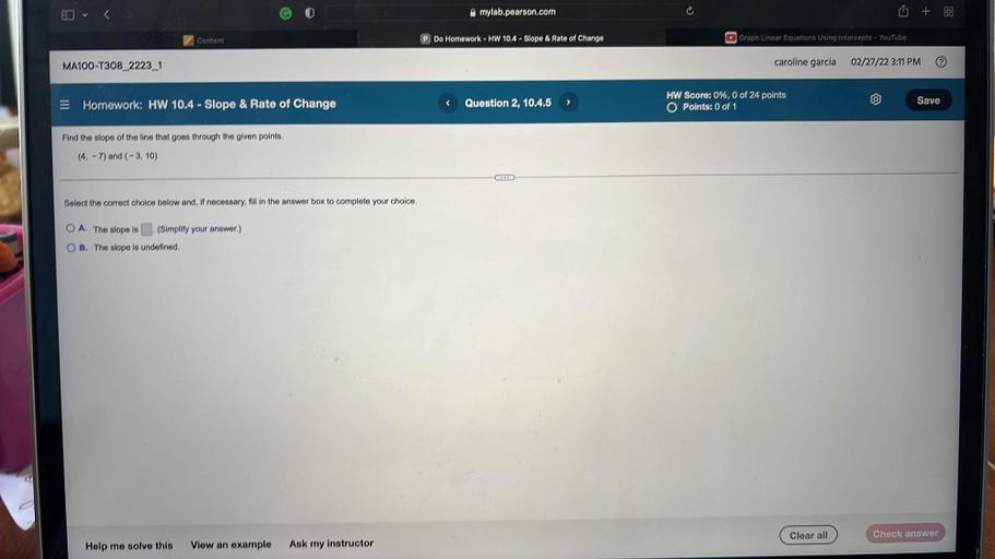 6 + 88 Content P Do Homework HW 10,... Math
