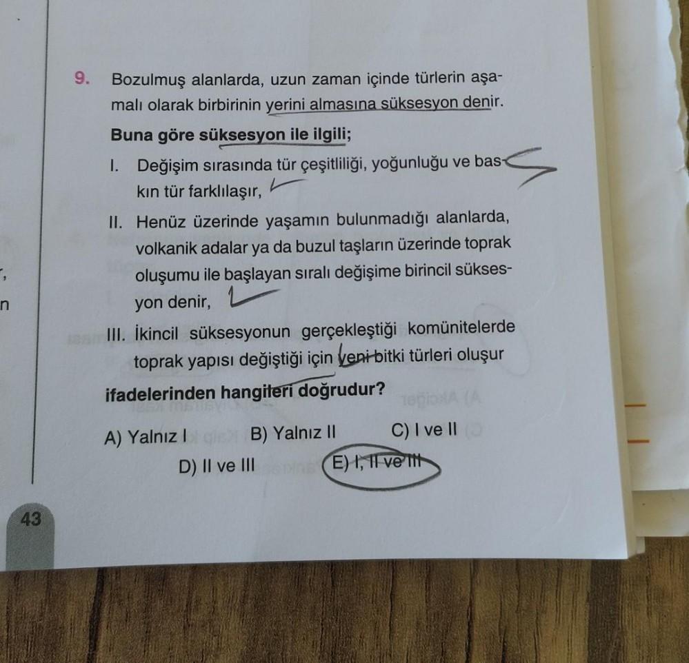 9 Bozulmu Alanlarda Uzun Zaman I inde T rlerin A Biyoloji