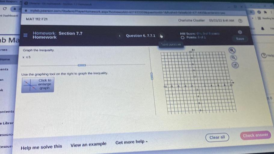 . mylab asp?homework... Math