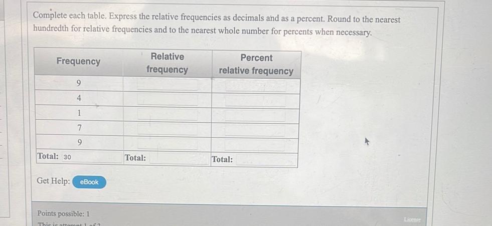 Complete Each Table Express The Relative Frequencies A Math complete-each-table-express-the-relative-frequencies-a-math