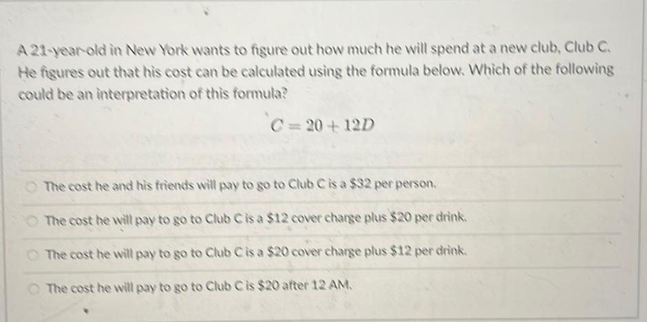 A21 year old In New York Wants To Figure Out How Much H Math