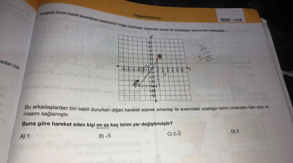 De erlendirme A a da Birim Kareli Koordi Ortaokul Matematik de-erlendirme-a-a-da-birim-kareli-koordi-ortaokul-matematik