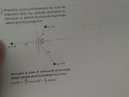 Noktasal ... veq. yükleri sırasıyla 24. q ve 49
değerlerine sahip olup sekildeki konumlanina sa
bitlenmiştir. 4. yükünün k noktasında oluşturduğu
elektrik alanın büyüklogo Edit
*4
60"
2d
4-29
20
949
Buna göre üs yükün K noktasında oluşturduğu
billepke elektrik alanın büyüklüğü kaç E olur?
Va
(sin 60'
ve cos 60"
- / aliruz)