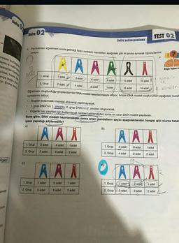 UNITE
ÜNİTE 02
TEST 02
ÜNİTE DEĞERLENDİRME
5 Fen bilimleri ogretmeni sinifa getirdigi farklı renkteki mandalları aşağıdaki gibi iki gruba ayırarak öğrencilerine
veriyor
resan kurban
aarak 4 halak
tekrardan faaliye
vücut, hücre, kes
arıya doğru a
or. Ermes