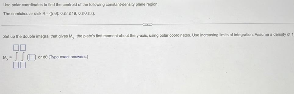 use-polar-coordinates-to-find-the-centroid-of-the-follo-math